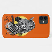 Zebra African Savanna Wild Animal Case-Mate iPhone Case (Achterkant (horizontaal))