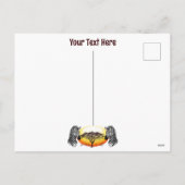 Zebra African Savanna Wild Animal Feestdagenkaart (Achterkant)