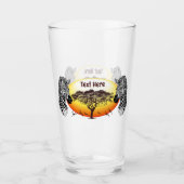 Zebra African Savanna Wild Animal Glas (Voorkant)