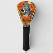 Zebra African Savanna Wild Animal Golfheadcover (Voorkant)