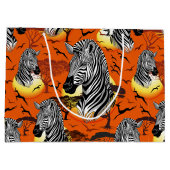 Zebra African Savanna Wild Animal Groot Cadeauzakje (Achterkant)