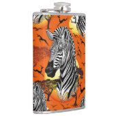 Zebra African Savanna Wild Animal Heupfles (Rechts)