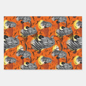 Zebra African Savanna Wild Animal Inpakpapier Vel (Voorkant)