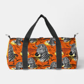 Zebra African Savanna Wild Animal Plunjezak (Voorkant)