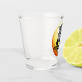 Zebra African Savanna Wild Animal Shot Glas (Links)