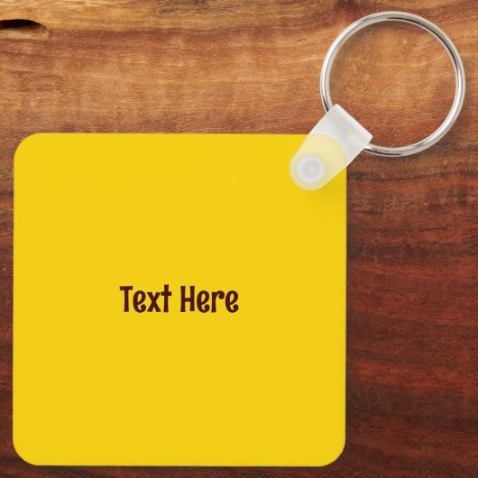 Zebra African Savanna Wild Animal Sleutelhanger (Achterkant)