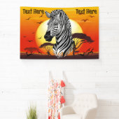 Zebra African Savanna Wild Animal Spandoek (Insitu)