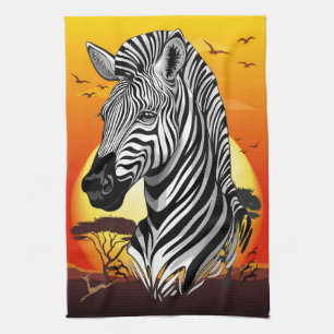 Zebra African Savanna Wild Animal Theedoek