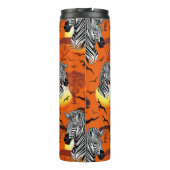 Zebra African Savanna Wild Animal Thermosbeker (Achterkant)