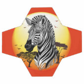 Zebra African Savanna Wild Animal Voetbal (Enkel)