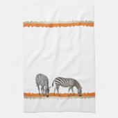 Zebra Afrika Afrikaanse keukenhanddoek voor theedo (Verticaal)