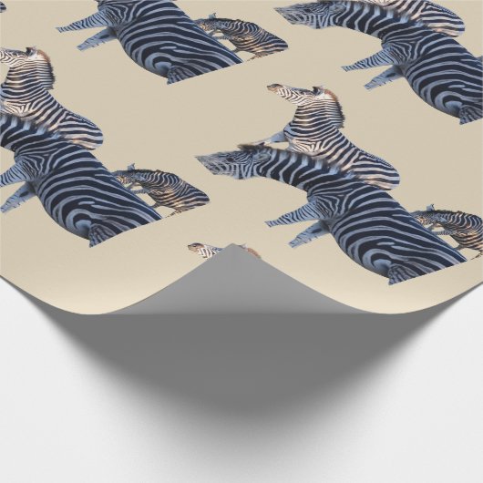 Zebra Afrika Cadeaupapier (Hoek)