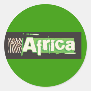 Zebra Afrika stickers