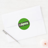 Zebra Afrika stickers (Envelop)