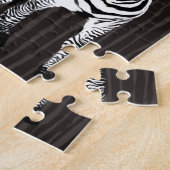 Zebra afspelen legpuzzel (Zijkant)