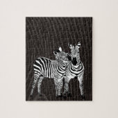 Zebra afspelen legpuzzel (Verticaal)