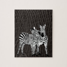Zebra afspelen legpuzzel