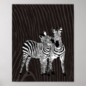 Zebra afspelen poster (Voorkant)