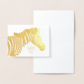 Zebra All Occasion Blank Gold Folie Kaarten (Display)