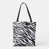 Zebra All-Over-Print Canvas tas (Achterkant)