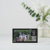 Zebra Aloe Wildlife Photography Custom Visitekaartje (Staand voorkant)
