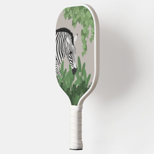 Zebra amongst Leaves Pickleball Paddle (Links)