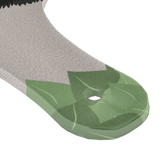 Zebra amongst Leaves Snijplank (Hoek)