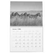 Zebra animal B/W Kalender (Jan 2026)