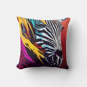 Zebra Animal Discovery Adventure Natuur Planet Kussen