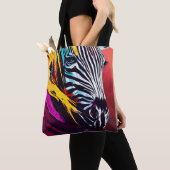 Zebra Animal Discovery Adventure Natuur Planet Tote Bag (Dichtbij)