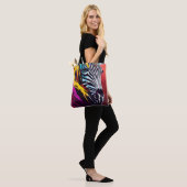 Zebra Animal Discovery Adventure Natuur Planet Tote Bag (Op model)