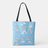 Zebra Animal Line Set Tote Bag (Achterkant)