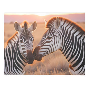 Zebra Animal Natuur Wildlife Affection Caring Notitieblok