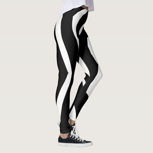 Zebra Animal Pattern#3 Designer Tights Legging (Rechts)
