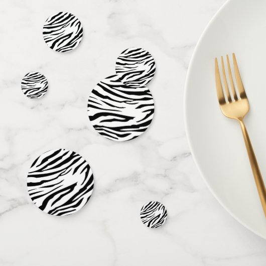 Zebra Animal Pattern Modern Confetti (Groep)