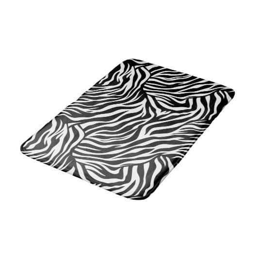 Zebra Animal Print Badmat (Gekanteld)