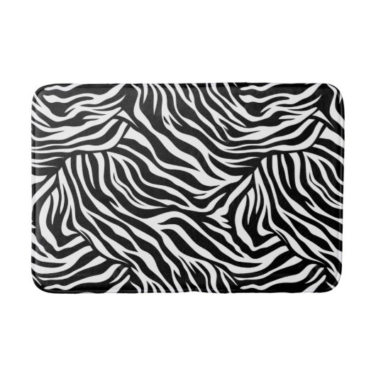 Zebra Animal Print Badmat (Voorkant)