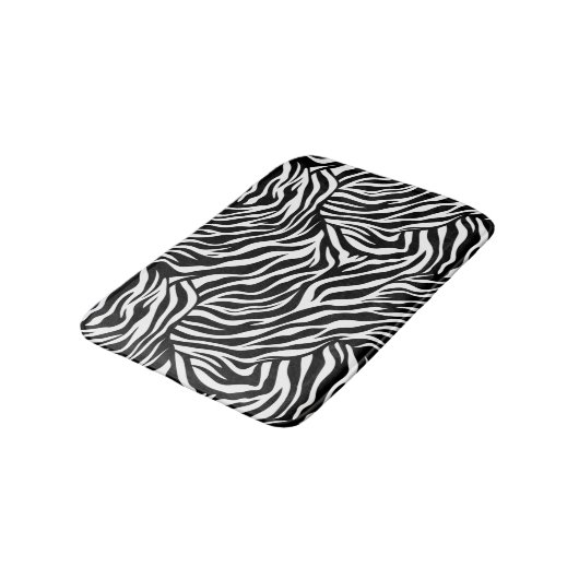 Zebra Animal Print Badmat (Gekanteld)