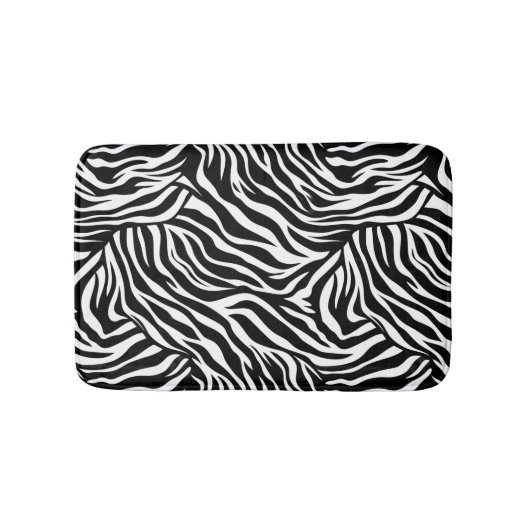 Zebra Animal Print Badmat (Voorkant)