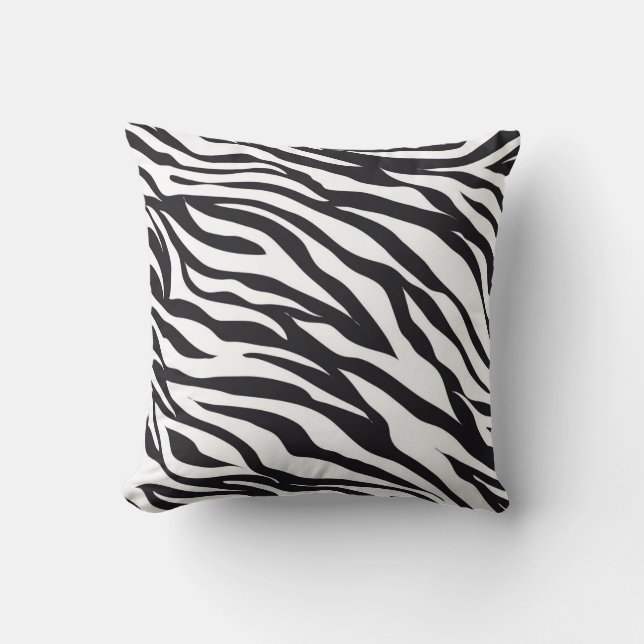 Zebra Animal Print gooi kussen (Voorkant)