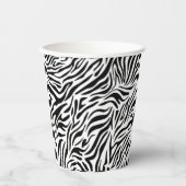 Zebra Animal Print Papier beker (Voorkant)