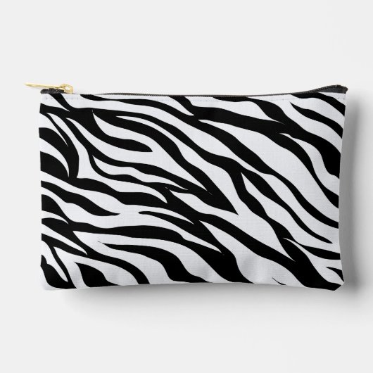 Zebra Animal Print Zwart-wit Safari Etui (Voorkant)