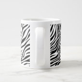 Zebra Animal Skin Print Pattern-15391 Grote Koffiekop (Achterkant)