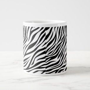 Zebra Animal Skin Print Pattern-15391 Grote Koffiekop