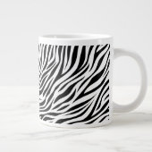 Zebra Animal Skin Print Pattern-15391 Grote Koffiekop (Rechts)
