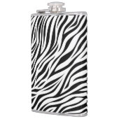 Zebra Animal Skin Print Pattern-15391 Heupfles (Links)