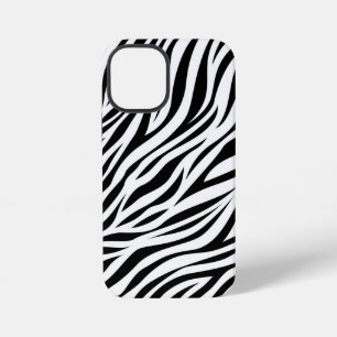 Zebra Animal Skin Print Pattern-15391 iPhone 12 Mini Hoesje