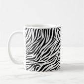 Zebra Animal Skin Print Pattern-15391 Koffiemok (Links)
