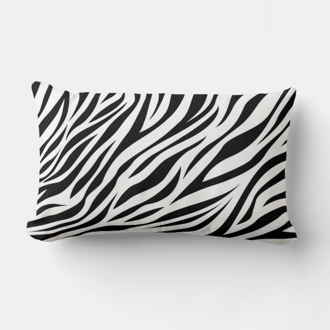 Zebra Animal Skin Print Pattern-15391 Kussen (Voorkant)