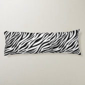 Zebra Animal Skin Print Pattern-15391 Lichaamskussen (Achterkant)